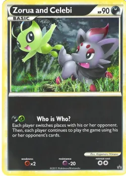 Zorua and Celebi #No. 033 · Pokémon